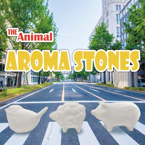 Aroma Ceramic Stone Diffuser [Made in Japan] Aromatherapy Passive Essential Oil Diffuser, Non-Electric Eco-Friendly, Unique, Cute, Animal, Design for Women, Men, and Gifts (Piggy)