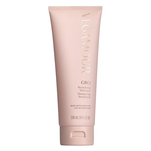 VEGAMOUR GRO Revitalizing Shampoo, Support Thicker, Fuller Looking Hair, Shampoo Formulated Without Sulfates for Thinning Hair with Vegan Keratin, Natural Citrus Scent (8 fl. oz.)