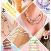 Dowsabel 5000 Pcs Clay Beads Bracelet Making Kit for Beginner, Heishi Flat Preppy Polymer Clay Beads with Charms Kit for Jewelry Making, DIY Arts and Crafts Birthday Gifts Toys for Kids Age 6-12
