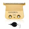 FX707Z DLC Replacement Blades for BaByliss PRO Barberology Trimmer Blade,Gold FX Replacement Trimmer Blades for BaByliss FX787 & FX726 Trimmer