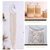 Dream Catchers, Moon Dream Catcher with Lights-Macrame Dreamcatcher Bedroom Wall Decor,Dream Catcher Girls Room Decor Teenager,Moon Gifts Dream Catchers for Boys Mom Women-Moon Catcher Boho Wall Decor