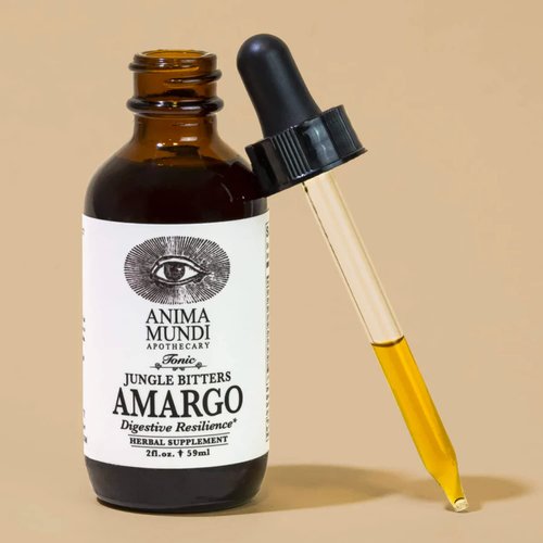 Anima Mundi Amargo Digestive Bitters - Herbal Digestive Bitters Tonic - Digestive Bitters for Cleansing - Liquid Liver Cleanse and Detox Drops with Organic Ingredients (2oz / 60ml)