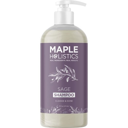 Sage and Rosemary Ultra Clarifying Shampoo - Treatment for Build Up and Dry Scalp with Cleansing Essential Oils
