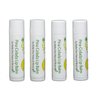 Pina Colada Lip Balm | Set of 4 balms | 100% Natural Ingredients | Soothe and Moisturize Chapped Lips | Organic Coconut Oil, Beeswax, Vitamin E | by Bella Des Natural Beauty