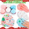 3 Pack Christmas Butter Slime Kit for Kids, Scented Slime with Santa Claus, Snowman, Christmas Tree Charm, Soft, Non-Sticky, Goodies Bag Toy for Christmas Party Favors, Birthday Gifts for Girl Boy
