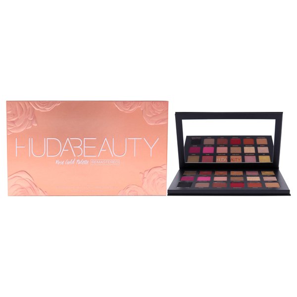 Huda Beauty Rose Gold Remastered Eyeshadow Palette Women Eye Shadow 0.59 oz