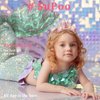 SuPoo Mermaid Birthday Decorations Pink Mermaid Crown and Birthday Sash Mermaid Tail Birthday Headband Princess Tiara Seashell Birthday Girl Crown Little Mermaid Party Decorations Outfit