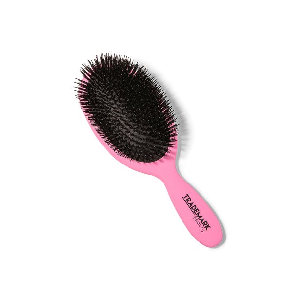 Trademark Beauty Smooth Brush - Hair Brush, Dry or Wet Brush, Synthetic, Dual-Length Bristle Brush, Detangles, Prevents Hair Breakage