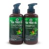 Henna Cosmetics Tea Tree Oil Shampoo & Conditioner Kit, Sulfate Paraben Free, 16.9 fl oz