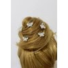 Vpang 20 Pcs Wedding Bridal Rhinestone Crystal Hair Pins Clips Women Headwear Wedding Decorative Hair Accessories (Butterfly)