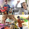 Inflatable Rock Star Toy Set,8 Pack Inflatable Instruments Party Props,Inflatable Guitar Saxophone Boom Box Microphone Mobile Phone for 80's 90's Party Decorations,Rock and Roll Party Favors Supplies