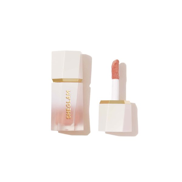 SHEGLAM Glow Bloom Liquid Waterproof Highlighter Long Lasting Cream Highlighter with Shimmer Dewy Finish - Bellini Brunch