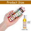 10 Pcs 1:12 Scale Mini Wine Bottles Cake Toppers Wine Drinks Decoration Beer Glass Model Mini House Drink Accessories for Dollhouse Miniature Bottles Cake Decorations