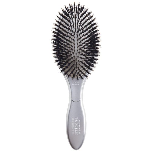 Olivia Garden Ceramic + Ion Supreme Paddle Hair Brush, 100% Boar (CISP-BR)