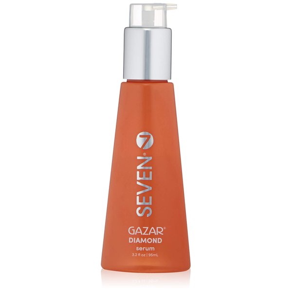 SEVEN Gazar Diamond Hair Serum for Frizzy and Damaged Hair Care, Anti Frizz, Smoothing, Shine Booster with Coconut & Macadamia Oil for All Hair Types, Adds Heat Protection, 3.2 fl oz