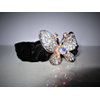 Generic Butterfly shaped hair tie pony tail holder scrunchie with crystals