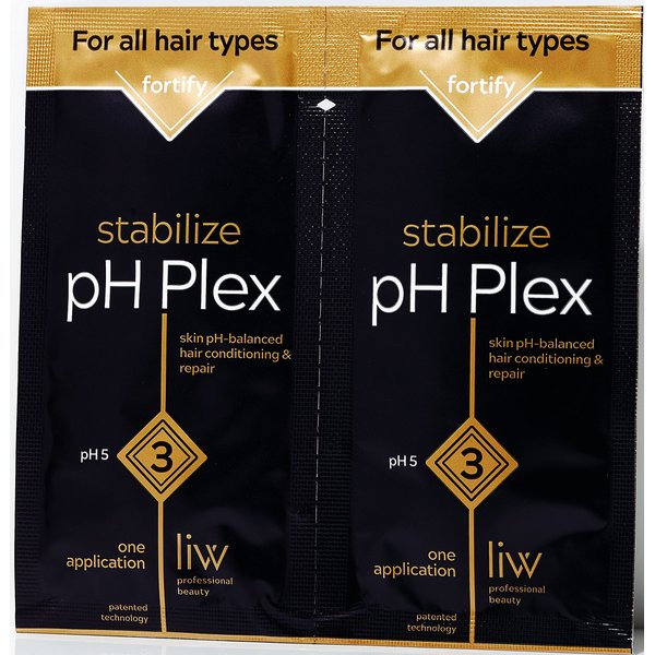 pH Plex Relaxer Step 3 Stabilize - Nourishing Hair Mask Treatment - Fortifies the Effects of pH Plex Relaxer Steps 1 & 2 Between Hair Relaxer Treatments - Salon Quality Results - 1 Double Sachet