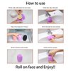 Evmliy 2Pack Ice Roller for Face, Silicone Ice Face Roller to Tighten and Lift Skin for Face & Eye Puffiness Relief, Reusable Facial Mold for Neck Natural Glow, Skin Care for Women Beauty