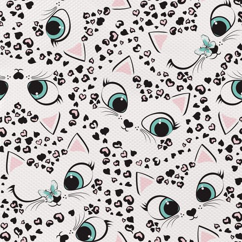 ForPro Professional Collection FUN Meow Magic 5Foil Sheets, Aluminum Foil, Pop-Up Foil Dispenser, Hair Foils for Color Application and Highlighting Services, Food Safe, 5" W x 10.75" L, 500-Count