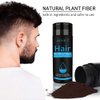 Hair Building Fibers, Hair Thickening Fibers for Thinning Hair & Bald Spots Thicker Fuller Hair in 15 Seconds Suitbable for Man and Woman 0.97Oz(Black)