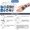 104 PCS Fathers Day Birthday Party Decorations Supplies Favors Best Dad Ever Happy Fathers Day Decor Stickers Temporary Tattoos For Man Gift School Prizes Rewards