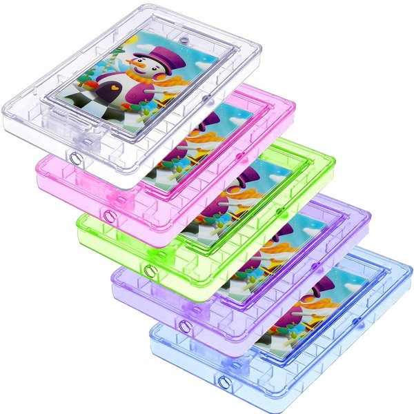 5 Packs Money Puzzle Gift Card Holder Maze Puzzle Gift Card Boxes Intellectual Pinball Money Holder Game for Cash Cards Adults Teen Christmas Stocking Stuffers Birthday Favors