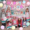 Baking Theme We Are Mixing up Some Birthday Fun Party Decoreations Happy Birthday Banner Cake Topper Baking Theme Cupcake Toppers Latex Balloons for Girls 1st 2nd 3rd Birthday Party Decor Supplies