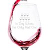 In Dog Wines Funny Wine Glass - Dog Mom Birthday Gift from Dog - Wine Lover Gifts for Women, Mom - Best Dog Mom Gifts for Dog Lovers, Wife - Unique Bday Present or Wine Gift for Pet Sitter, Her