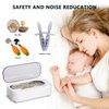 Ultrasonic Cleaner Jewelry Cleaner Machine - 48Khz Silver Cleaner, Ultrasonic Cleaner Machine for Eye Glasses, Ring, Earring, Necklaces, Watch Strap, Makeup Brush, 304 Stainless Steel Tank with 12OZ
