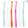 Interdental Brushes, Tooth Stain Remover Tufted Toothbrush End Tuft Tapered Trim Toothbrush Soft Trim Toothbrush Single Interspace Brush for Implants Teeth Detail Cleaning Supplies (6 Pieces)