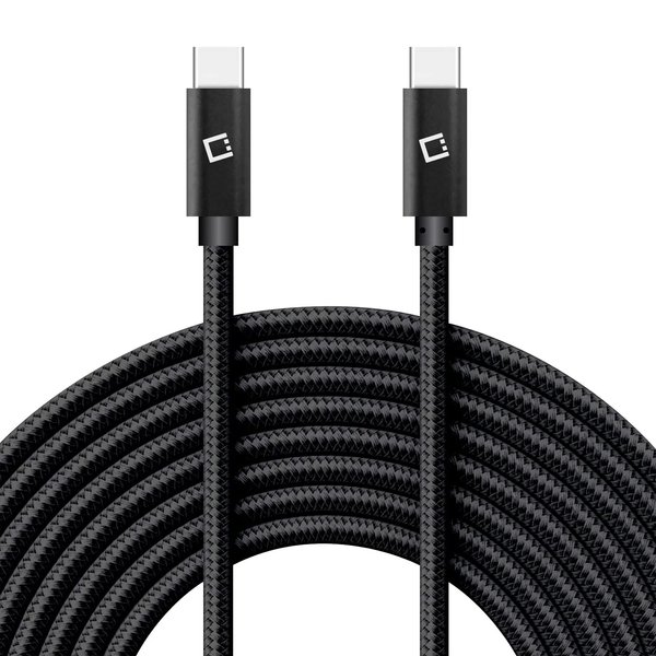 Dual USB-C/PD 60W Fast Charging Cord Compatible with iPhone SE 2 Plus 5Gbps Data Transfer for Power Delivery Hi Capacity Charging (Black)