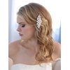 Unicra Rhinestone Bride Wedding Hair Comb Crystal Bridal Hair Piece Bridesmaids Hair Accessories for Women Prom Party Hair Clips (Gold)