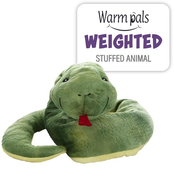 Warm Pals - Sammy The Snake - 1.5lbs - Cozy Microwavable Lavender Scented Plush Toys - Heated Stuffed Animal - Heatable Coolable Bedtime Comfort Plushie