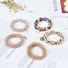 Yonchic 5-Piece Pearl Elastic Hair Ties, Luxury Style Scrunchies Ladies Long Lasting Braids Rhinestones Ponytail Holders, Multicolor Hair Tie Fashion Rubber Bands Hair Accessories