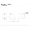 Kingston Brass K1275A7 Made to Match Tub Spout, Brushed Brass