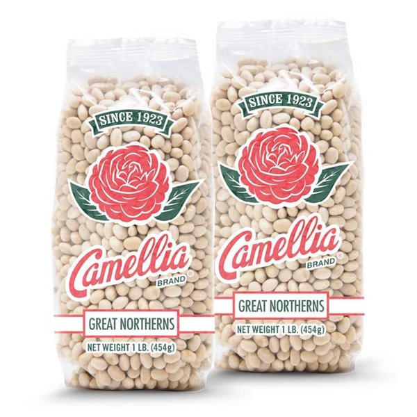 Camellia Brand Dried Great Northern Beans, 1 Pound (Pack of 2)…