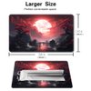 Board Game 14x24in TCG Playmat Compatible for OCG CCG RPG MTG Playmats,Mouse pad Desk Mats (Blood Moon Secrets)
