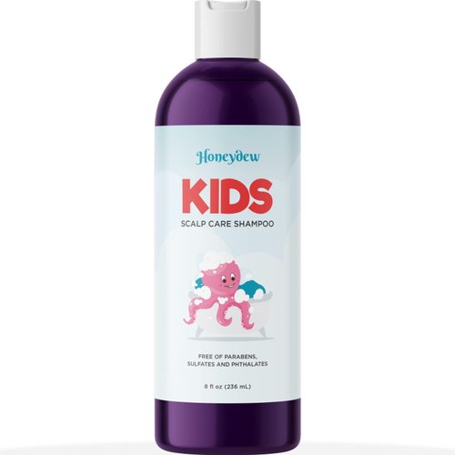 Cleansing Kids Shampoo for Dry Scalp - Dry Flaky Scalp Care Shampoo for Kids and Hair Build Up Remover with Tea Tree Oil and Rosemary Essential Oils for Hair Care - Kids Scalp Cleanser for Build Up