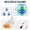 SINGARO Car Cleaning Kit, Universal Car Interior Cleaning Gel and Detailing Brush, Car Putty with 2 Soft Brush Accessories, Car Slime and Dust Brush, Cleaner Gifts for Men Women
