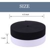 XKDOUS Elastic Band for Sewing, 1 Inch 28 Yards 2 Roll Knit Elastic Bands for Sewing Waistband and Pants Waist, High Elasticity(14 Yard White, 14 Yard Black)