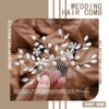 Bmirth Wedding Hair Comb Pearl Bride Headpieces Rhinestone Bridal Hair Jewelry Side Hair Accessories for Women and Girls