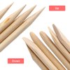 AHIER 50PCS/150PCS/500PCS/1000PCS Nail Art Orange Wood Sticks Cuticle Pusher Remover Manicure Pedicure Tool 110mm (1000P)