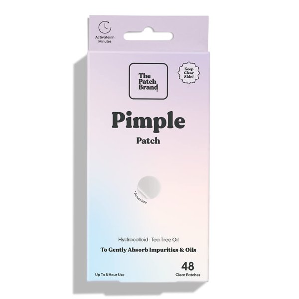 The Patch Brand Pimple Patches | Natural Wellness with Hydrocolloid and Tea Tree Oil