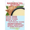 Botanical Beauty' BABASSU OIL BUTTER 100% Pure Natural VIRGIN UNREFINED RAW Cold-Pressed 4 Fl oz 120 ml for Face, Skin, Body, Hair, Lip, Nails. Rich in Vitamin E, Vitamin C