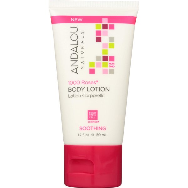Andalou Naturals 1000 Roses Soothing Body Lotion, 50 ML