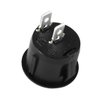 uxcell 10 Pcs Black Round Button SPST On/Off Rocker Switch AC 125V/12A 250VAC/10A