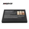 Mesvol 6 Color Contour and Highlighting Makeup Kit Contouring Foundation Concealer Palette Cream Kit Mattle (Medium)