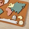 Mr. Pen- Silicone World Map Puzzle, 11.5” x 8.2”, Puzzle for Kids, World Puzzle, Puzzle Kids, Puzzles Kids, Childrens Puzzles, Floor Puzzle, Floor Puzzles for Kids