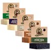 Dr. Squatch All Natural Bar Soap for Men, 5 Bar Variety Pack - Pine Tar, Wood Barrel Bourbon, Birchwood Breeze, Spearmint Basil, and Eucalyptus Greek Yogurt