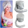 Kingzhuo 2 Pcs Bonnet Hair Dryer Portable Safe Women Hair Dryer Soft Bonnet Hair Dryer Hood Soft Hat Hair Dryer Hat Dryer for Blower (one Sliver Another is Pink)